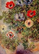 Claude Monet Still Life with Anemones oil